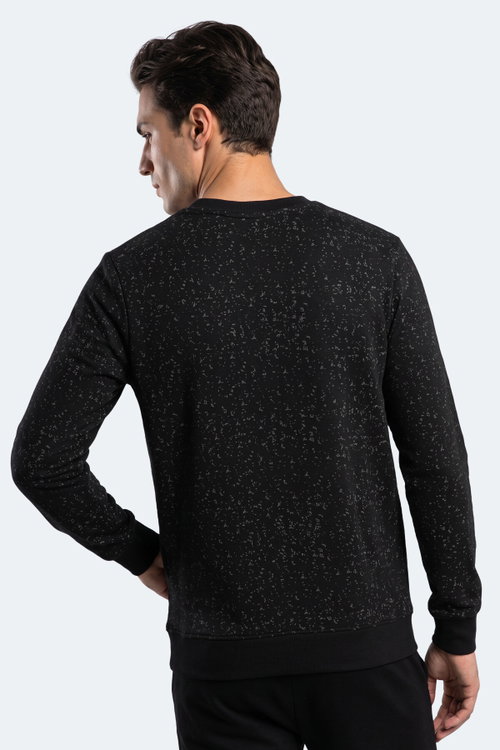 Slazenger GALLO Erkek Siyah Sweatshırt