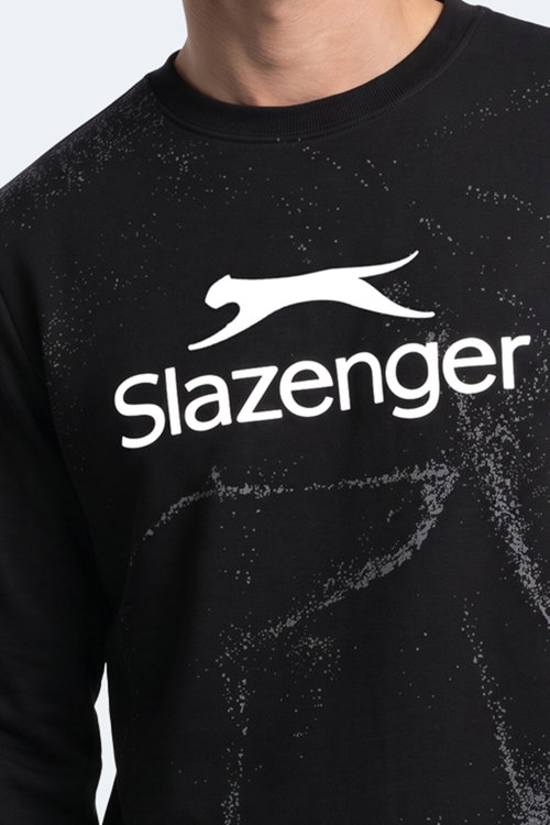 Slazenger GANG Erkek Siyah Sweatshırt
