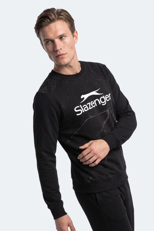 Slazenger GANG Erkek Siyah Sweatshırt