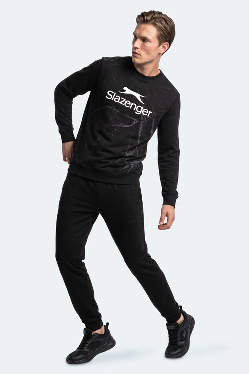 Slazenger GANG Erkek Siyah Sweatshırt