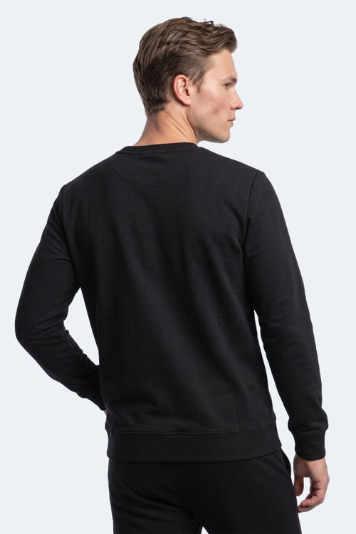 Slazenger GANG Erkek Siyah Sweatshırt