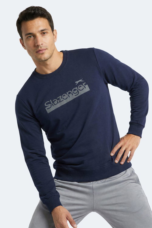 Slazenger GARAGE Erkek Lacivert Sweatshırt