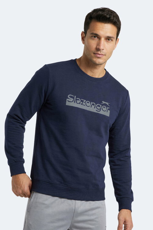 Slazenger GARAGE Erkek Lacivert Sweatshırt