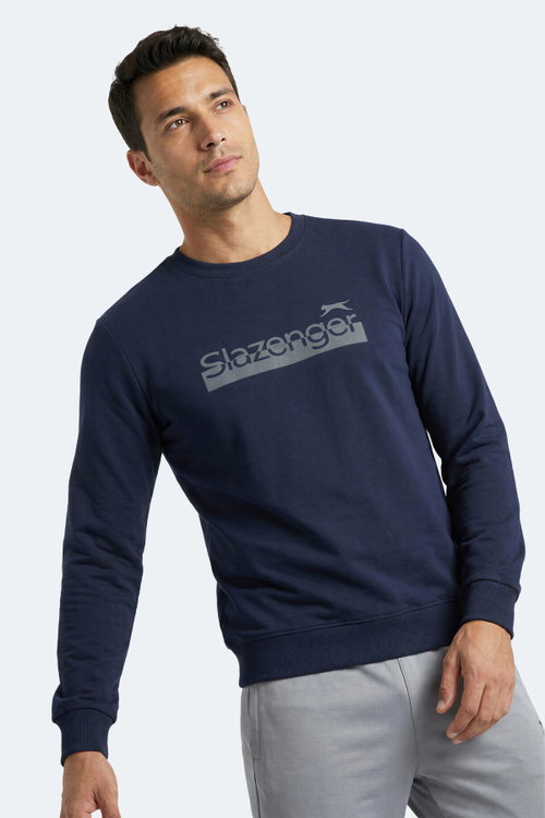 Slazenger GARAGE Erkek Lacivert Sweatshırt