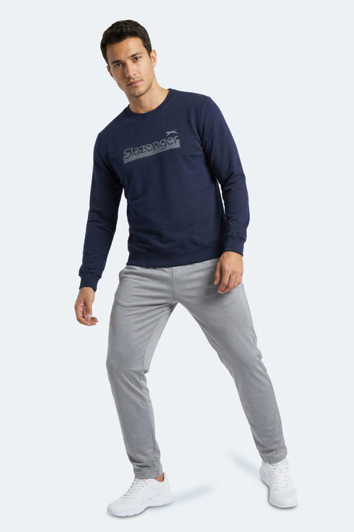 Slazenger GARAGE Erkek Lacivert Sweatshırt