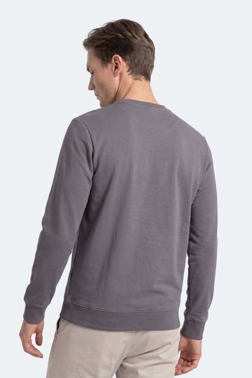 Slazenger GARRET Erkek Koyu Gri Sweatshırt