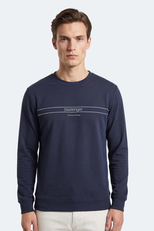 Slazenger GARRET Erkek Lacivert Sweatshırt