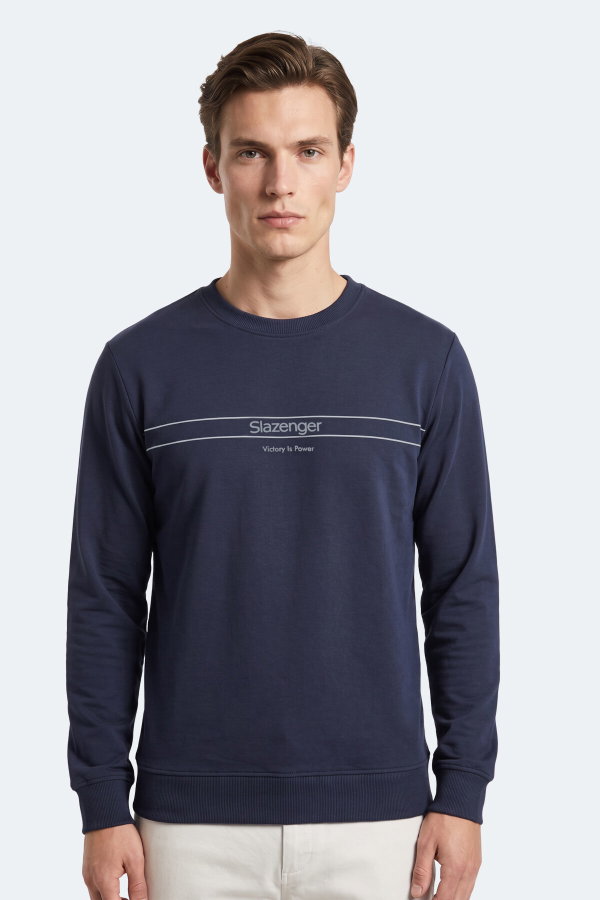 Slazenger GARRET Erkek Lacivert Sweatshırt