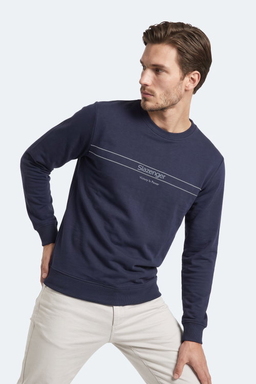 Slazenger GARRET Erkek Lacivert Sweatshırt