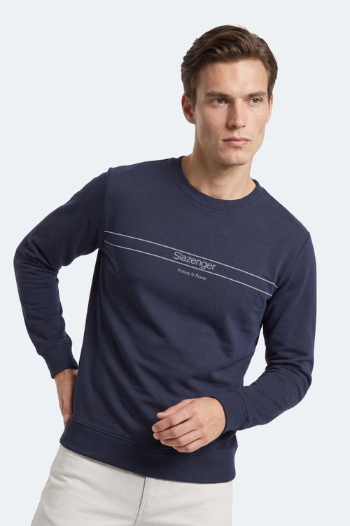 Slazenger GARRET Erkek Lacivert Sweatshırt