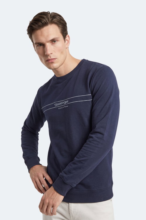 Slazenger GARRET Erkek Lacivert Sweatshırt