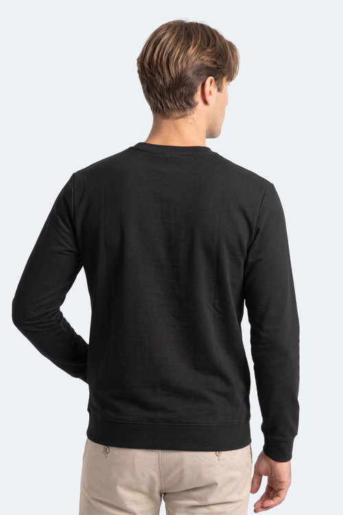 Slazenger GARRET Erkek Siyah Sweatshırt