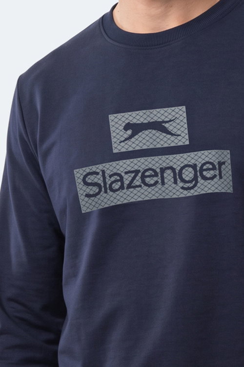 Slazenger GARVAN Erkek Lacivert Sweatshırt