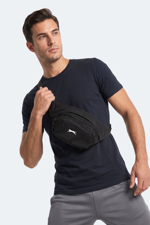 Slazenger GAVEA Unisex Siyah Bel Çantası