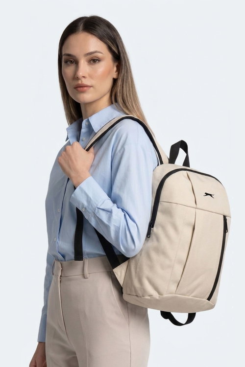 Slazenger GAVER I Unisex Bej Sırt Çantası