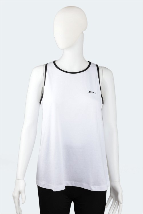 Slazenger GAZ Kadın Fitness Tişört Beyaz