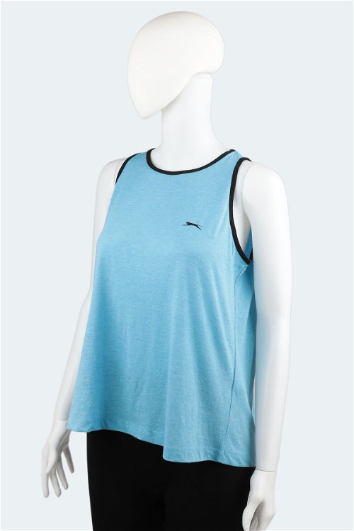 Slazenger GAZ Kadın Fitness Tişört Mavi