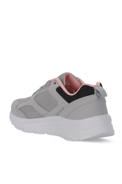 Slazenger GENESIS Kadın Gri / Pembe Koşu & Yürüyüş Spor Ayakkabısı