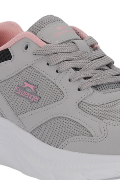 Slazenger GENESIS Kadın Gri / Pembe Koşu & Yürüyüş Spor Ayakkabısı