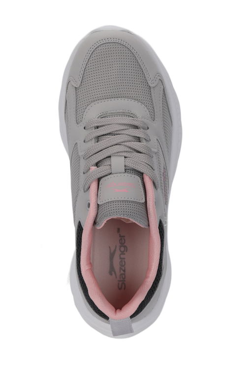 Slazenger GENESIS Kadın Gri / Pembe Koşu & Yürüyüş Spor Ayakkabısı