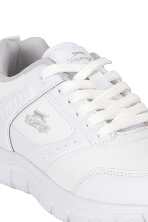 Slazenger GENFIT Erkek Büyük Beden Beyaz Koşu & Yürüyüş Spor Ayakkabısı