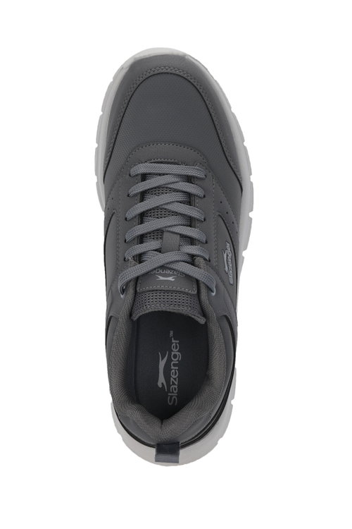 Slazenger GENFIT Erkek Büyük Beden Koyu Gri Koşu & Yürüyüş Spor Ayakkabısı