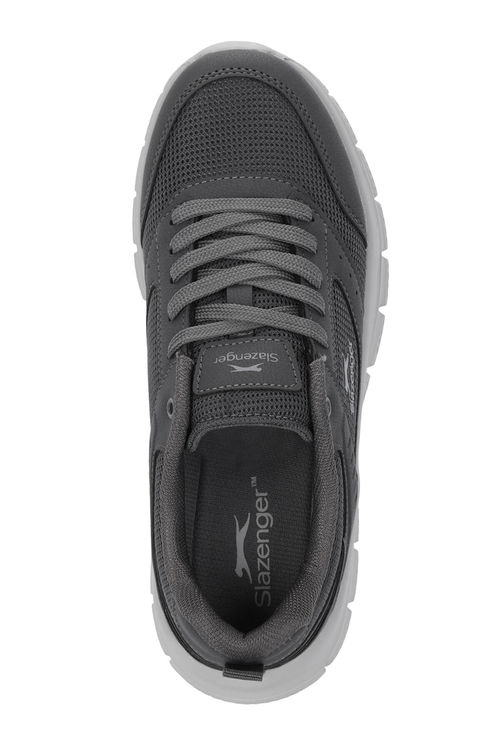 Slazenger GLEN I Erkek Büyük Beden Koyu Gri Koşu & Yürüyüş Spor Ayakkabısı