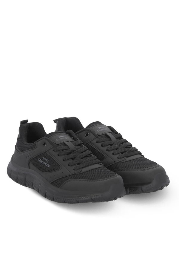 Slazenger GLEN I Erkek Büyük Beden Siyah / Siyah Koşu & Yürüyüş Spor Ayakkabısı