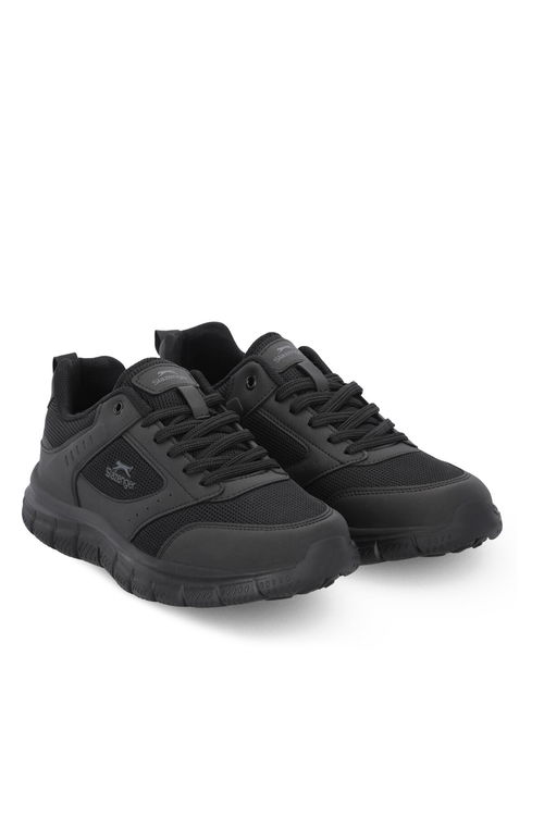 Slazenger GLEN I Erkek Siyah / Siyah Koşu & Yürüyüş Spor Ayakkabısı