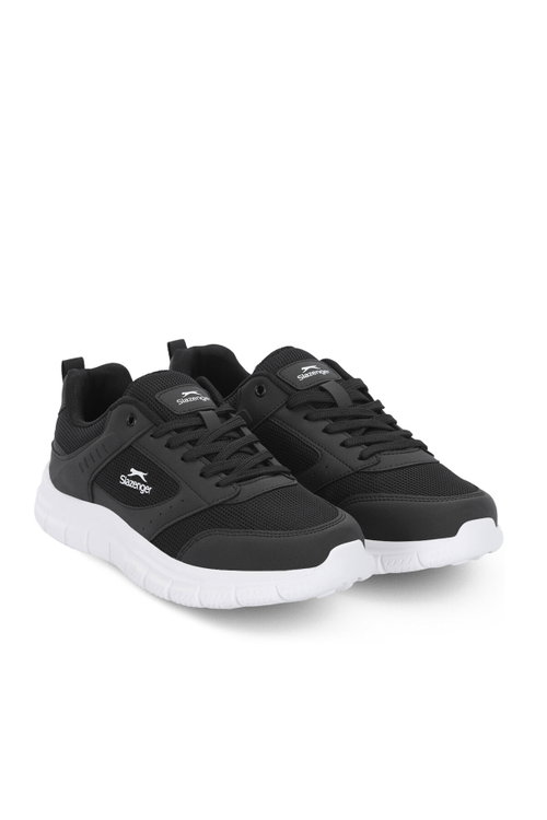 Slazenger GLEN I Kadın Siyah / Beyaz Koşu & Yürüyüş Spor Ayakkabısı