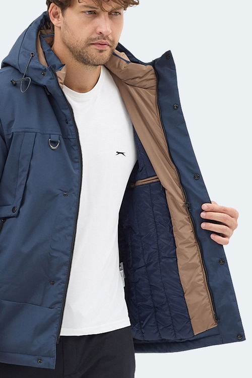 Slazenger GLOBE Erkek Lacivert Mont & Kaban