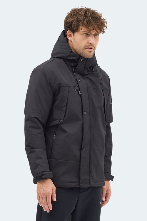 Slazenger GLOBE Erkek Siyah Mont & Kaban