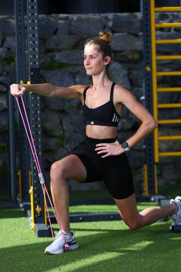 Slazenger Göğüs Egzersiz Tübülü Unisex Fuşya Egzersiz Aletleri