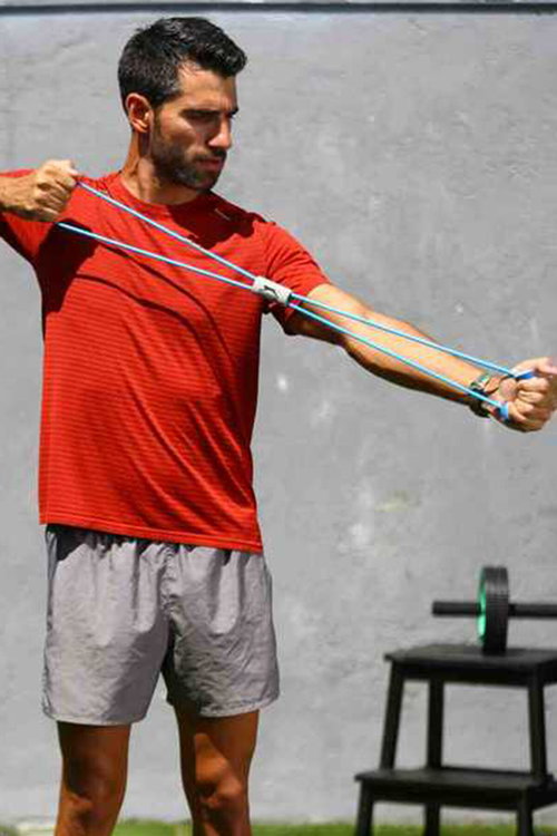 Slazenger Göğüs Egzersiz Tübülü Unisex Mavi Egzersiz Aletleri