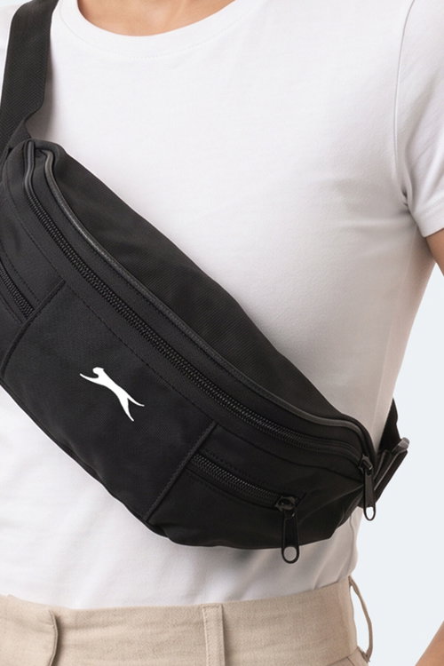 Slazenger GOMIR Unisex Siyah Bel Çantası