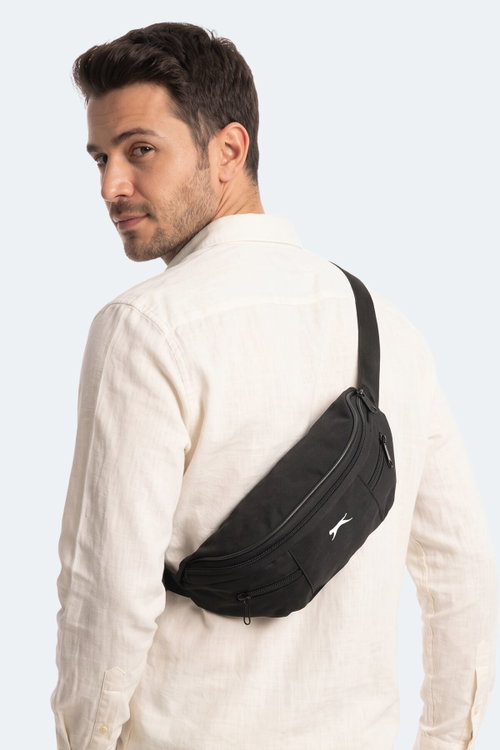 Slazenger GOMIR Unisex Siyah Bel Çantası