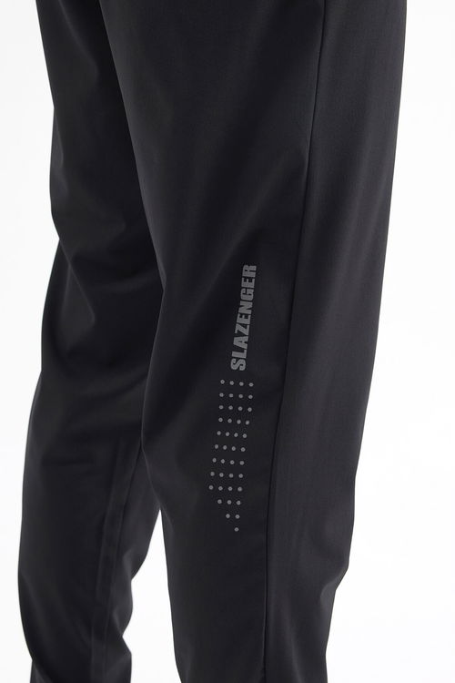 Slazenger GRIET Erkek Fermuar Cepli Siyah Eşofman Altı