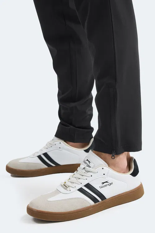 Slazenger GRIET Erkek Fermuar Cepli Siyah Eşofman Altı