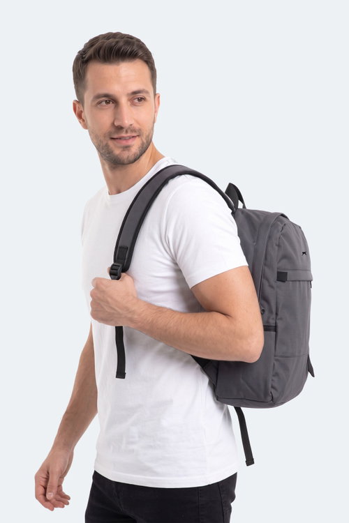Slazenger GUMER Unisex Koyu Gri Sırt Çantası