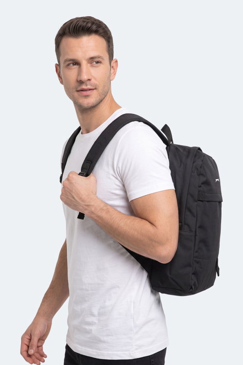 Slazenger GUMER Unisex Siyah Sırt Çantası