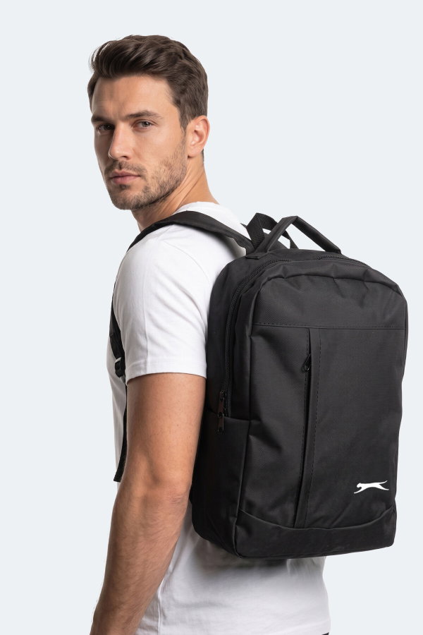 Slazenger GURESCA Unisex Siyah Sırt Çantası