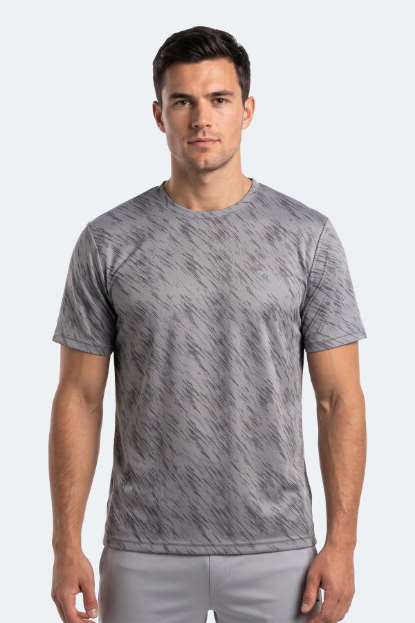 Slazenger HADY I Erkek Koyu Gri Tişört