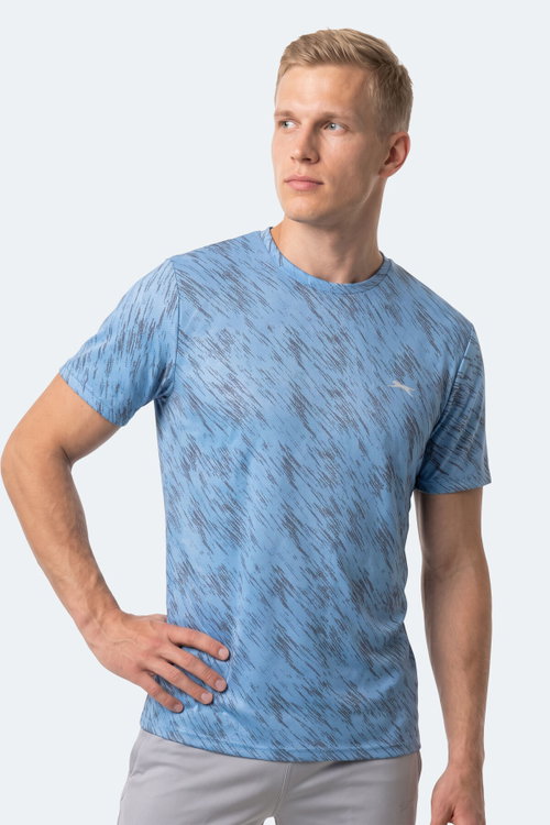 Slazenger HADY I Erkek Mavi Tişört