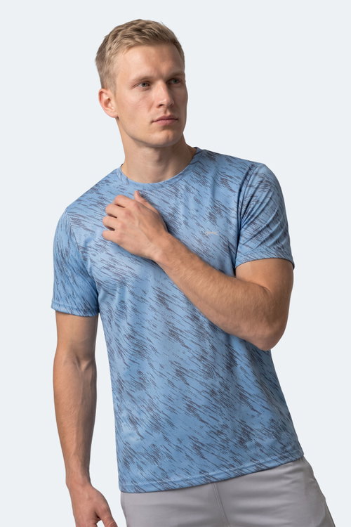 Slazenger HADY I Erkek Mavi Tişört