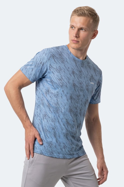 Slazenger HADY I Erkek Mavi Tişört