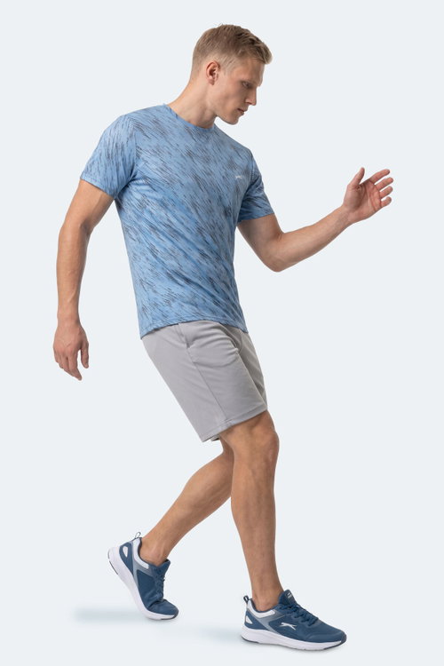 Slazenger HADY I Erkek Mavi Tişört