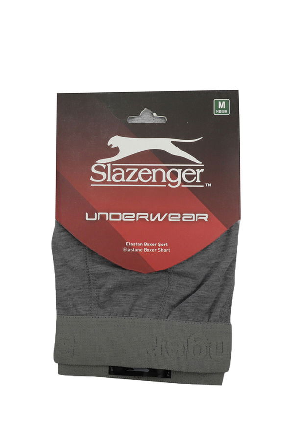 Slazenger HALF Erkek Boxer İç Giyim Koyu Gri