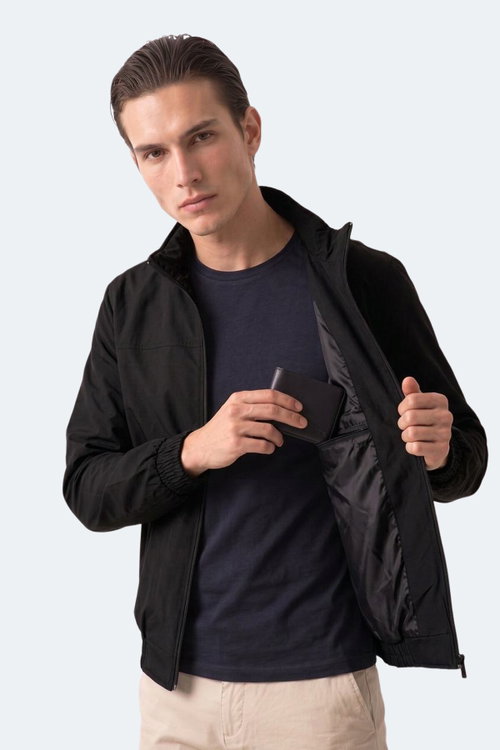 Slazenger HANG Erkek Siyah Mont & Kaban