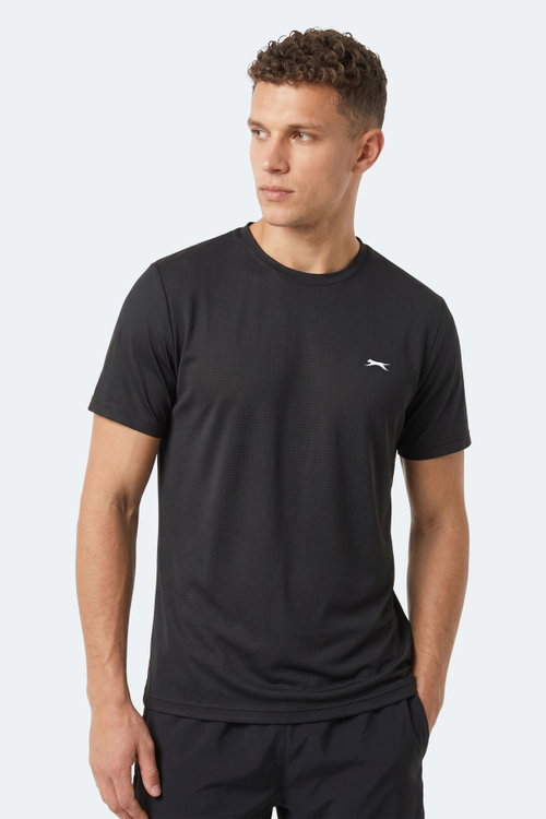 Slazenger HARDFLEX 2 Lİ SET Erkek Beyaz - Siyah Tişört
