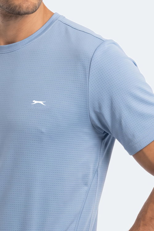 Slazenger HARDFLEX 3 LÜ SET Erkek Vizon - Açık Mavi - Su Yeşili Tişört